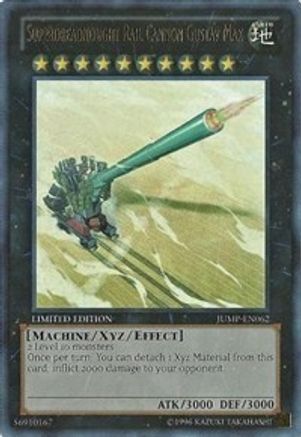 Superdreadnought Rail Cannon Gustav Max (JUMP-EN062) - Shonen Jump Magazine Promos Limited Shonen Jump Magazine Promos Yugioh Single  Squirtle Squad Card Shop.
