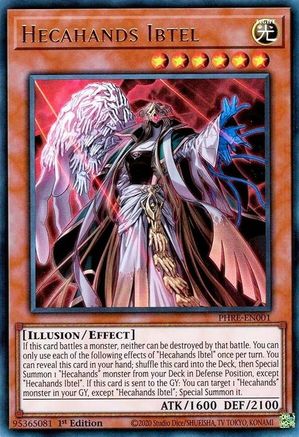 Hecahands Ibtel (PHRE-EN001) - Phantom Revenge 1st Edition Phantom Revenge Yugioh Single  Squirtle Squad Card Shop.