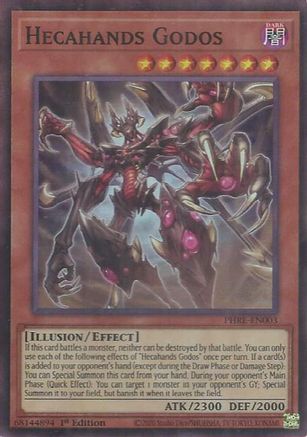 Hecahands Godos (Super Rare) (PHRE-EN003) - Phantom Revenge 1st Edition Phantom Revenge Yugioh Single  Squirtle Squad Card Shop.