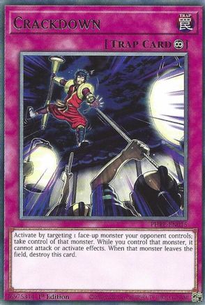 Crackdown (PHRE-EN015) - Phantom Revenge 1st Edition Phantom Revenge Yugioh Single  Squirtle Squad Card Shop.