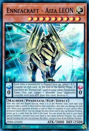 Enneacraft - Aiza.LEON (PHRE-EN020) - Phantom Revenge 1st Edition Phantom Revenge Yugioh Single  Squirtle Squad Card Shop.
