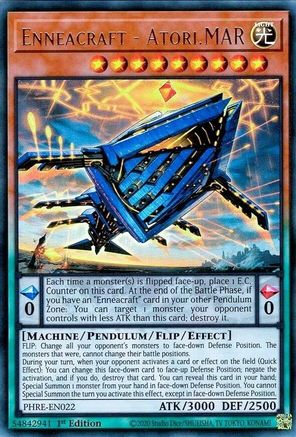 Enneacraft - Atori.MAR (PHRE-EN022) - Phantom Revenge 1st Edition Phantom Revenge Yugioh Single  Squirtle Squad Card Shop.