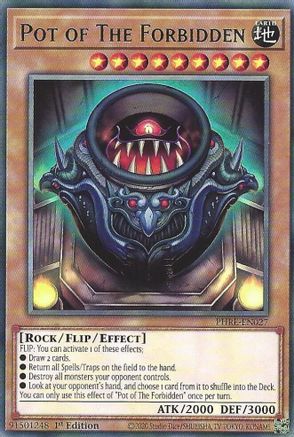 Pot of The Forbidden (PHRE-EN027) - Phantom Revenge 1st Edition Phantom Revenge Yugioh Single  Squirtle Squad Card Shop.