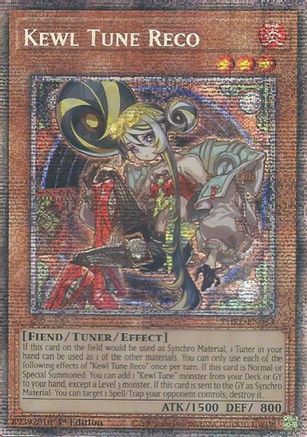 Kewl Tune Reco (Starlight Rare) (PHRE-EN033) - Phantom Revenge 1st Edition Phantom Revenge Yugioh Single  Squirtle Squad Card Shop.