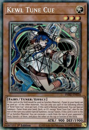 Kewl Tune Cue (CR) (PHRE-EN034) - Phantom Revenge 1st Edition Phantom Revenge Yugioh Single  Squirtle Squad Card Shop.