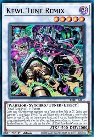 Kewl Tune Remix (PHRE-EN036) - Phantom Revenge 1st Edition Phantom Revenge Yugioh Single  Squirtle Squad Card Shop.
