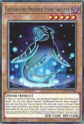 Earthbound Prisoner Stone Sweeper (PHRE-EN044) - Phantom Revenge 1st Edition Phantom Revenge Yugioh Single  Squirtle Squad Card Shop.