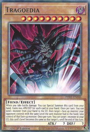 Tragoedia (PHRE-EN046) - Phantom Revenge 1st Edition Phantom Revenge Yugioh Single  Squirtle Squad Card Shop.