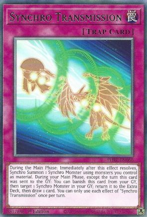 Synchro Transmission (PHRE-EN060) - Phantom Revenge 1st Edition Phantom Revenge Yugioh Single  Squirtle Squad Card Shop.