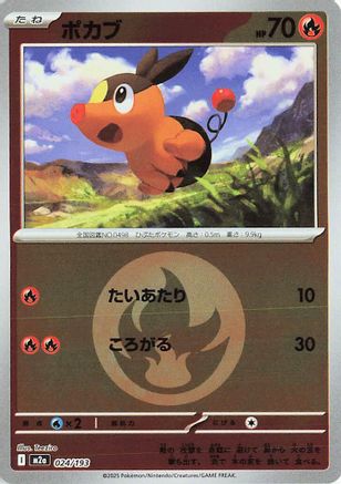 Tepig (Energy Symbol Pattern) (024/193) - M2a High Class Pack MEGA Dream ex Holofoil M2a: High Class Pack: MEGA Dream ex Pokemon Japanese Single  Squirtle Squad Card Shop.