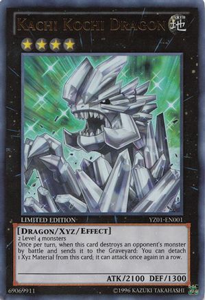 Kachi Kochi Dragon (YZ01-EN001) - Yu-Gi-Oh! ZEXAL Manga Promotional Cards Limited Yu-Gi-Oh! ZEXAL Manga Promotional Cards Yugioh Single  Squirtle Squad Card Shop.