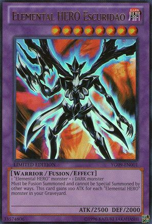 Elemental HERO Escuridao (YG09-EN001) - Yu-Gi-Oh! GX Manga Promotional Cards Limited Yu-Gi-Oh! GX Manga Promotional Cards Yugioh Single  Squirtle Squad Card Shop.