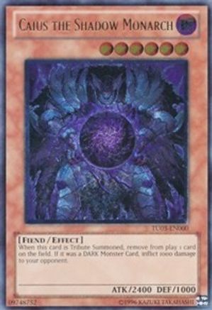 Caius the Shadow Monarch (UTR) (TU03-EN000) - Turbo Pack: Booster Three Unlimited Turbo Pack: Booster Three Yugioh Single  Squirtle Squad Card Shop.