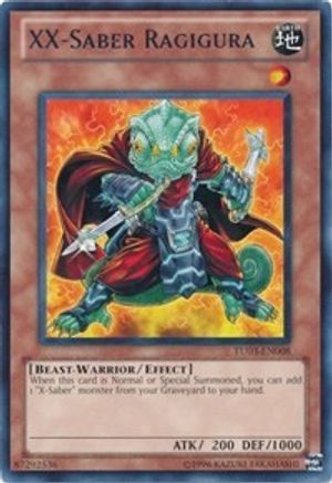 XX-Saber Ragigura (TU03-EN008) - Turbo Pack: Booster Three Unlimited Turbo Pack: Booster Three Yugioh Single  Squirtle Squad Card Shop.