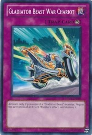 Gladiator Beast War Chariot (TU03-EN019) - Turbo Pack: Booster Three Unlimited Turbo Pack: Booster Three Yugioh Single  Squirtle Squad Card Shop.