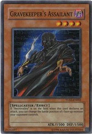 Gravekeeper's Assailant (TU02-EN002) - Turbo Pack: Booster Two Unlimited Turbo Pack: Booster Two Yugioh Single  Squirtle Squad Card Shop.