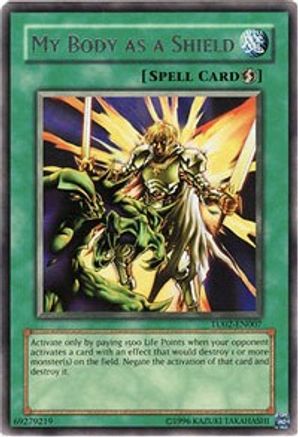 My Body as a Shield (TU02-EN007) - Turbo Pack: Booster Two Unlimited Turbo Pack: Booster Two Yugioh Single  Squirtle Squad Card Shop.