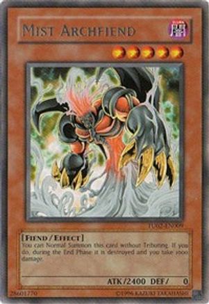 Mist Archfiend (TU02-EN009) - Turbo Pack: Booster Two Unlimited Turbo Pack: Booster Two Yugioh Single  Squirtle Squad Card Shop.