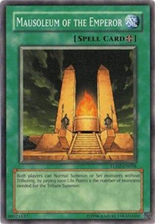 Mausoleum of the Emperor (TU02-EN018) - Turbo Pack: Booster Two Unlimited Turbo Pack: Booster Two Yugioh Single  Squirtle Squad Card Shop.