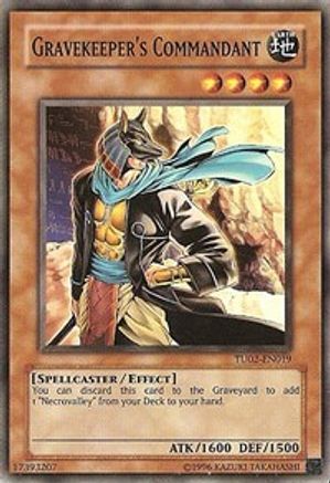 Gravekeeper's Commandant (TU02-EN019) - Turbo Pack: Booster Two Unlimited Turbo Pack: Booster Two Yugioh Single  Squirtle Squad Card Shop.