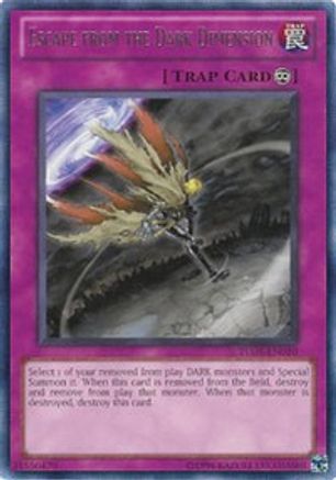 Escape from the Dark Dimension (TU05-EN010) - Turbo Pack: Booster Five Unlimited Turbo Pack: Booster Five Yugioh Single  Squirtle Squad Card Shop.