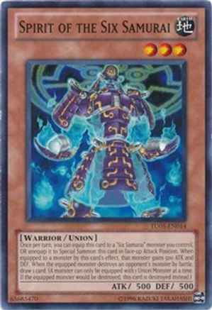 Spirit of the Six Samurai (TU05-EN014) - Turbo Pack: Booster Five Unlimited Turbo Pack: Booster Five Yugioh Single  Squirtle Squad Card Shop.