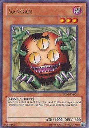 Sangan (TU06-EN001) - Turbo Pack: Booster Six Unlimited Turbo Pack: Booster Six Yugioh Single  Squirtle Squad Card Shop.
