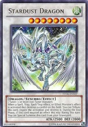 Stardust Dragon (TU06-EN007) - Turbo Pack: Booster Six Unlimited Turbo Pack: Booster Six Yugioh Single  Squirtle Squad Card Shop.