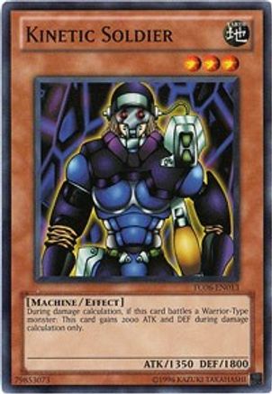 Kinetic Soldier (TU06-EN013) - Turbo Pack: Booster Six Unlimited Turbo Pack: Booster Six Yugioh Single  Squirtle Squad Card Shop.
