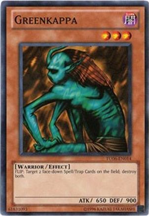 Greenkappa (TU06-EN014) - Turbo Pack: Booster Six Unlimited Turbo Pack: Booster Six Yugioh Single  Squirtle Squad Card Shop.