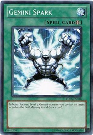 Gemini Spark (TU06-EN018) - Turbo Pack: Booster Six Unlimited Turbo Pack: Booster Six Yugioh Single  Squirtle Squad Card Shop.