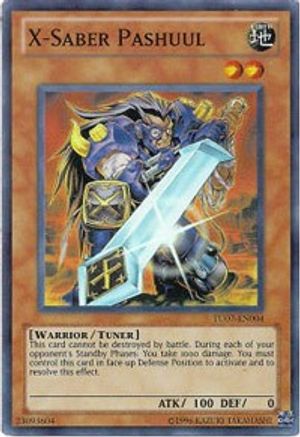 X-Saber Pashuul (TU07-EN004) - Turbo Pack: Booster Seven Unlimited Turbo Pack: Booster Seven Yugioh Single  Squirtle Squad Card Shop.