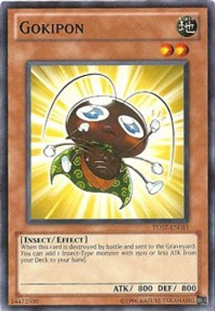 Gokipon (TU07-EN015) - Turbo Pack: Booster Seven Unlimited Turbo Pack: Booster Seven Yugioh Single  Squirtle Squad Card Shop.
