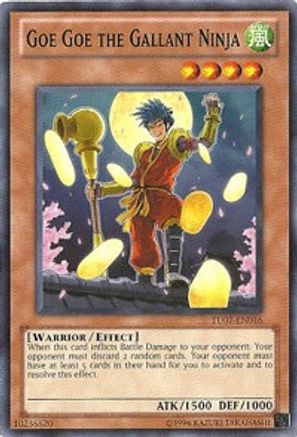 Goe Goe the Gallant Ninja (TU07-EN016) - Turbo Pack: Booster Seven Unlimited Turbo Pack: Booster Seven Yugioh Single  Squirtle Squad Card Shop.
