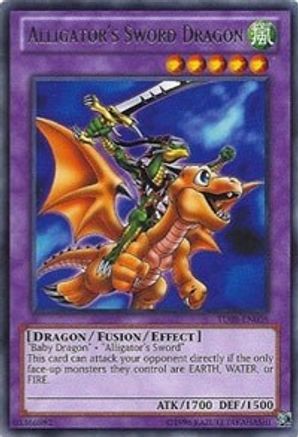 Alligator's Sword Dragon (TU08-EN008) - Turbo Pack: Booster Eight Unlimited Turbo Pack: Booster Eight Yugioh Single  Squirtle Squad Card Shop.