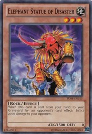 Elephant Statue of Disaster (TU08-EN013) - Turbo Pack: Booster Eight Unlimited Turbo Pack: Booster Eight Yugioh Single  Squirtle Squad Card Shop.