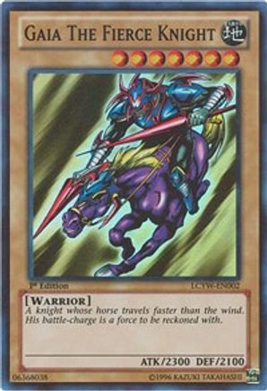 Gaia The Fierce Knight (LCYW-EN002) - Legendary Collection 3: Yugi's World 1st Edition Legendary Collection 3: Yugi's World Yugioh Single  Squirtle Squad Card Shop.