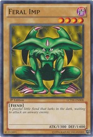 Feral Imp (LCYW-EN008) - Legendary Collection 3: Yugi's World 1st Edition Legendary Collection 3: Yugi's World Yugioh Single  Squirtle Squad Card Shop.