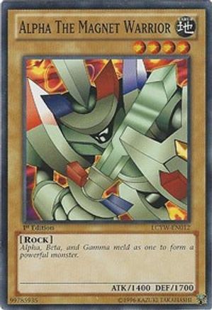 Alpha the Magnet Warrior (LCYW-EN012) - Legendary Collection 3: Yugi's World 1st Edition Legendary Collection 3: Yugi's World Yugioh Single  Squirtle Squad Card Shop.