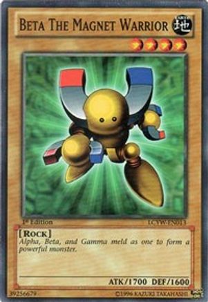 Beta the Magnet Warrior (LCYW-EN013) - Legendary Collection 3: Yugi's World Unlimited Legendary Collection 3: Yugi's World Yugioh Single  Squirtle Squad Card Shop.