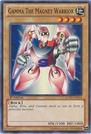 Gamma the Magnet Warrior (LCYW-EN014) - Legendary Collection 3: Yugi's World Unlimited Legendary Collection 3: Yugi's World Yugioh Single  Squirtle Squad Card Shop.