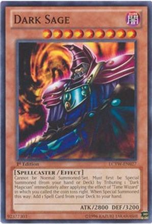 Dark Sage (LCYW-EN027) - Legendary Collection 3: Yugi's World Unlimited Legendary Collection 3: Yugi's World Yugioh Single  Squirtle Squad Card Shop.