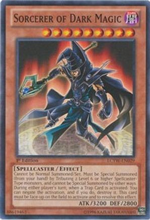 Sorcerer of Dark Magic (LCYW-EN029) - Legendary Collection 3: Yugi's World 1st Edition Legendary Collection 3: Yugi's World Yugioh Single  Squirtle Squad Card Shop.