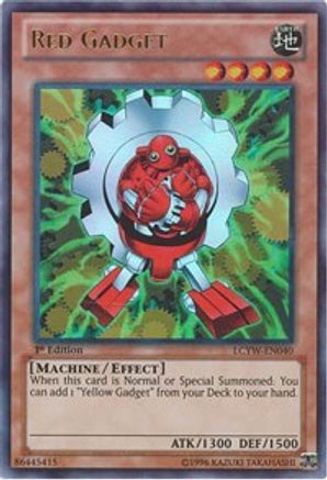 Red Gadget (LCYW-EN040) - Legendary Collection 3: Yugi's World Unlimited Legendary Collection 3: Yugi's World Yugioh Single  Squirtle Squad Card Shop.