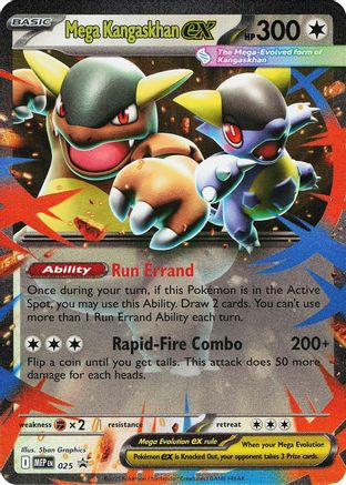 Mega Kangaskhan ex MEP025 (H) - Mega Evolution Promos - P