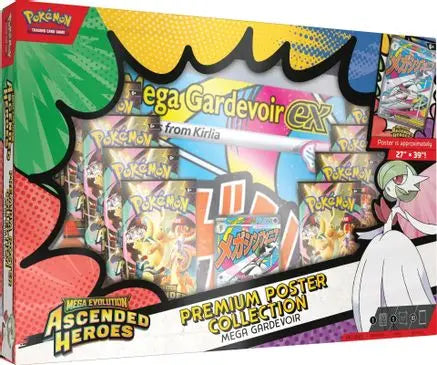 Premium Poster Collection: Mega Gardevoir ME: Ascended Heroes Pokemon Sealed  Squirtle Squad Card Shop.