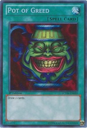 Pot of Greed (LCYW-EN059) - Legendary Collection 3: Yugi's World Unlimited Legendary Collection 3: Yugi's World Yugioh Single  Squirtle Squad Card Shop.