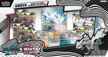 Unova Heavy Hitters Premium Collection SV: Black Bolt Pokemon Sealed  Squirtle Squad Card Shop.