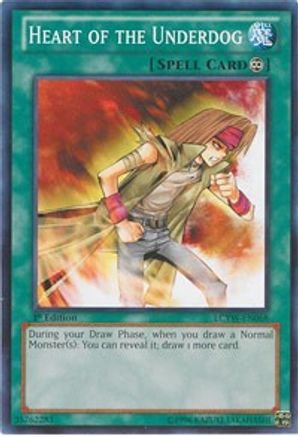 Heart of the Underdog (LCYW-EN068) - Legendary Collection 3: Yugi's World 1st Edition Legendary Collection 3: Yugi's World Yugioh Single  Squirtle Squad Card Shop.