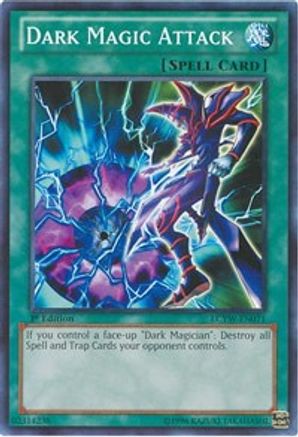 Dark Magic Attack (LCYW-EN071) - Legendary Collection 3: Yugi's World 1st Edition Legendary Collection 3: Yugi's World Yugioh Single  Squirtle Squad Card Shop.